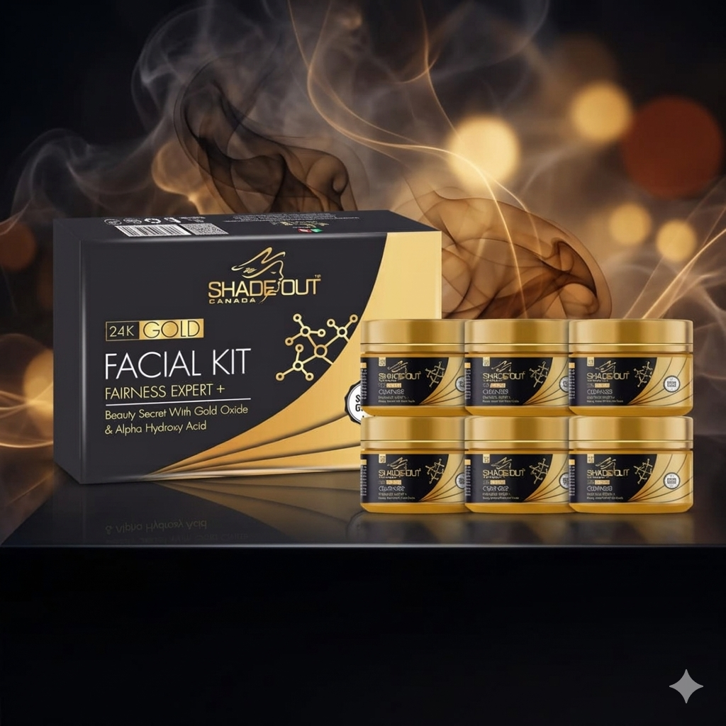 Golden Hour Glow: 24K Gold Series 6-in-1 Complete Facial Kit 🌅🤳