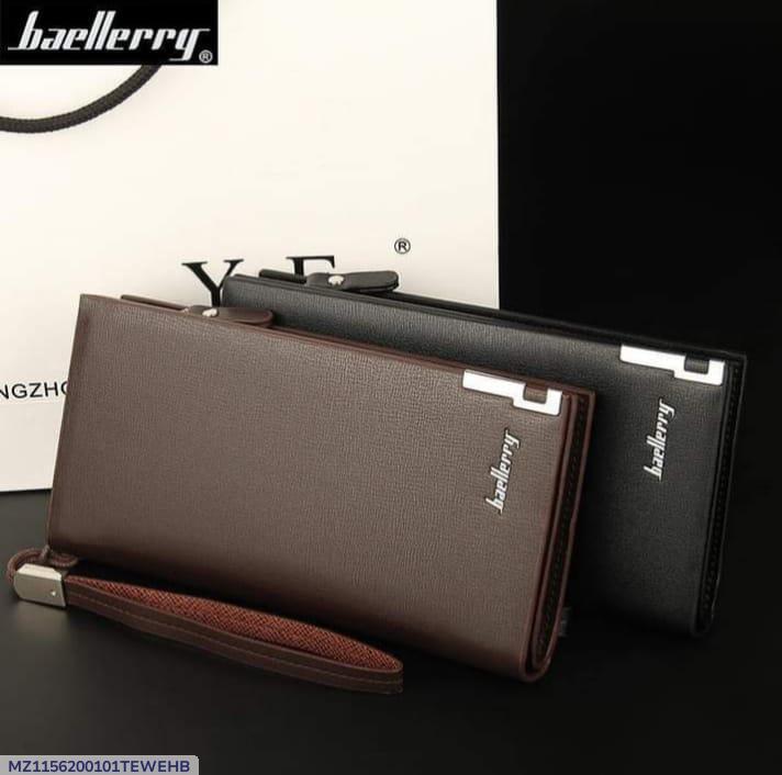 🖤 Baellerry Premium Leather Long Wallet – Sleek, Stylish & Functional 🖤