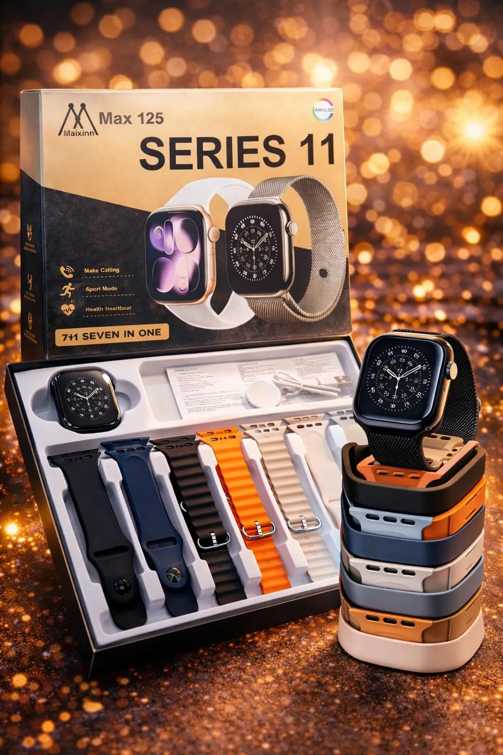 S11 Ultra Smartwatch with 7 Straps ⌚✨