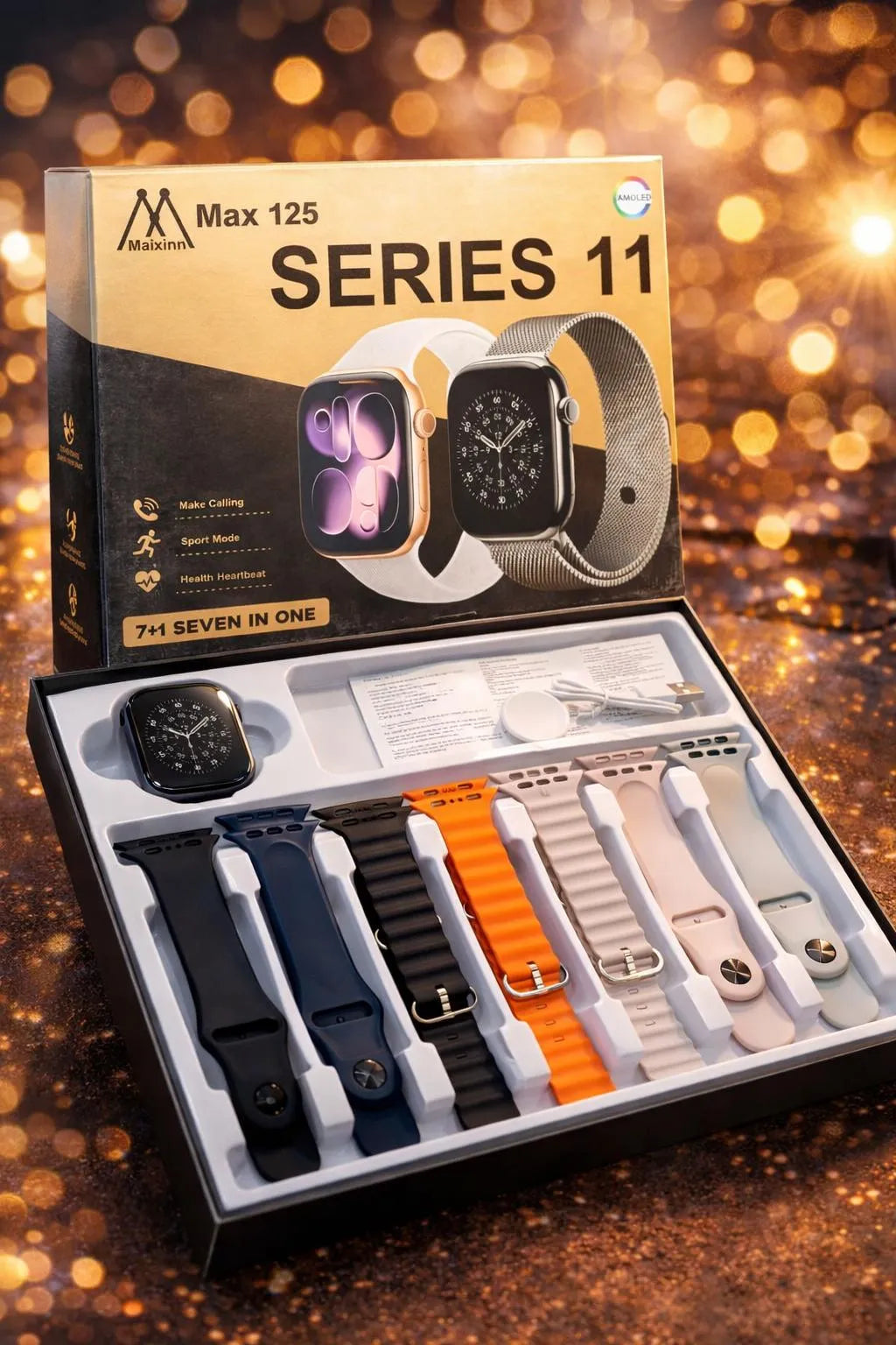 S11 Ultra Smartwatch with 7 Straps ⌚✨